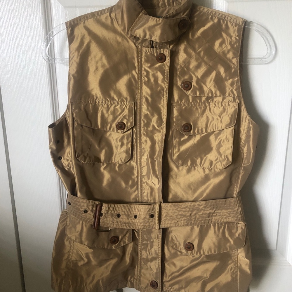 Ralph Lauren Gold Sleeveless Vest